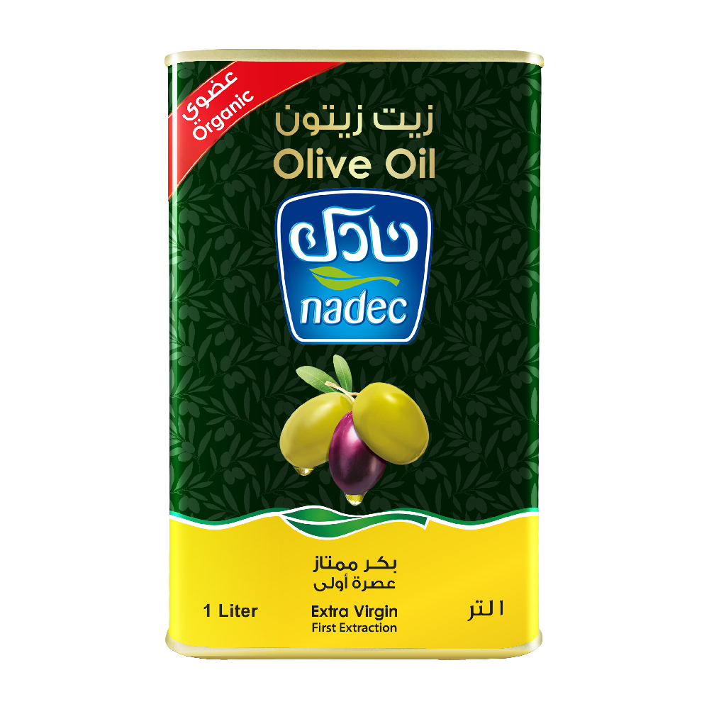 زيت زيتون نادك بكر عضوي 1ل