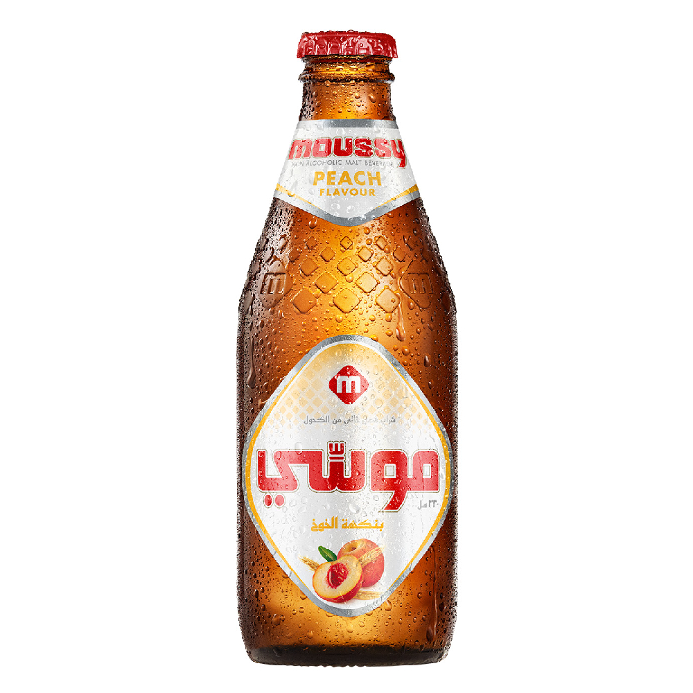 بيرة موسي خوخ زجاج 330مل