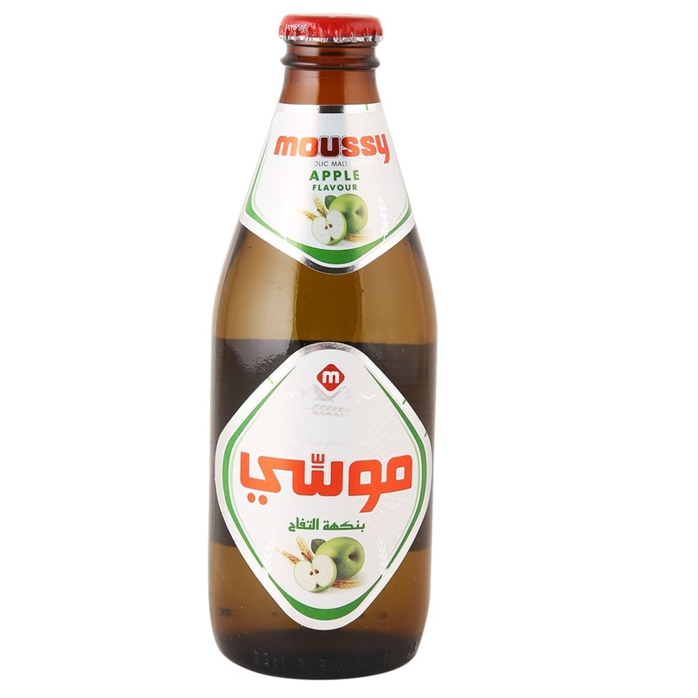 بيرة موسي تفاح زجاج 330مل