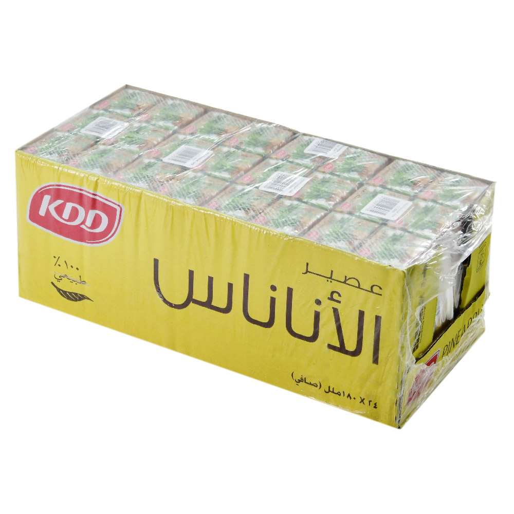 عصير كي دي دي اناناس 180مل