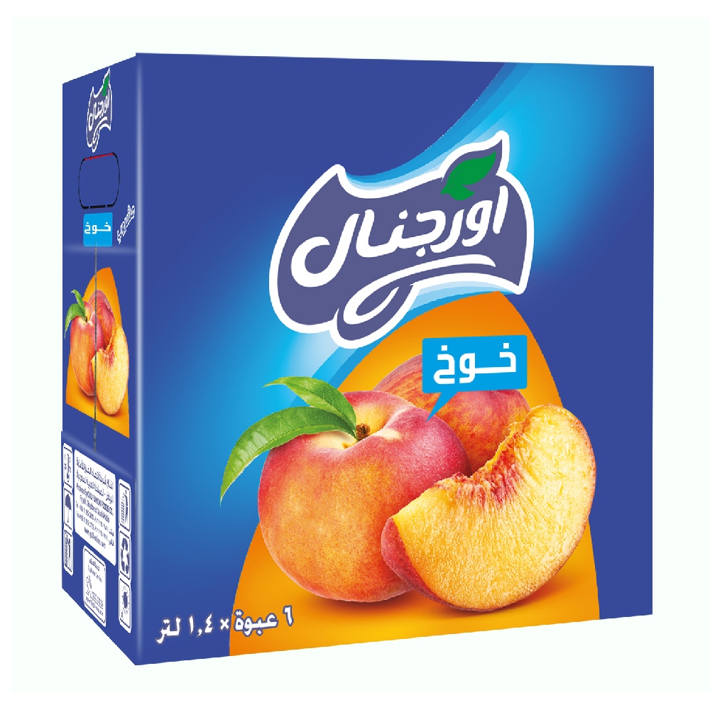 عصير اوريجنال خوخ 1.4ل
