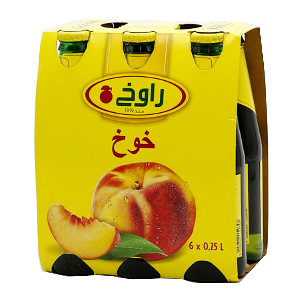 شراب راوخ خوخ الفوار 250مل .