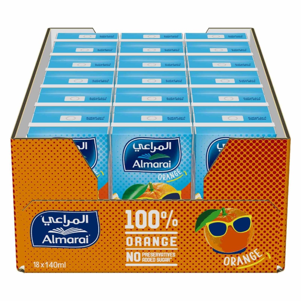 عصير المراعي برتقال 140مل    .