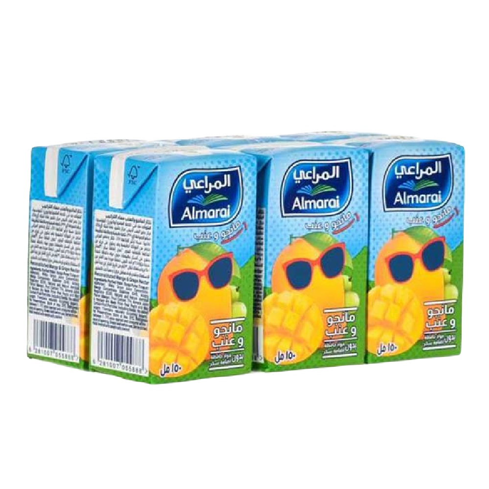 نكتار المراعي مانجو وعنب.140مل