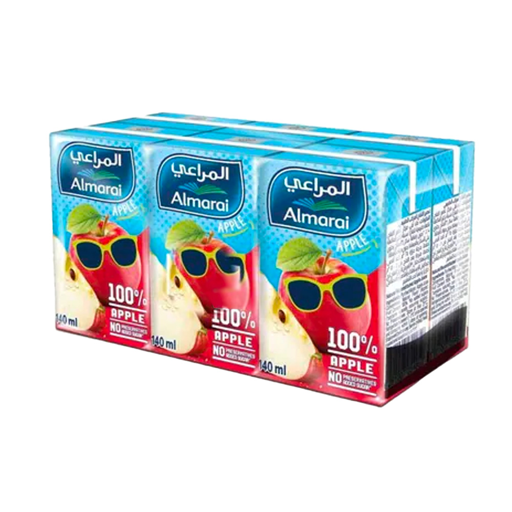 عصير المراعي تفاح 140مل     .