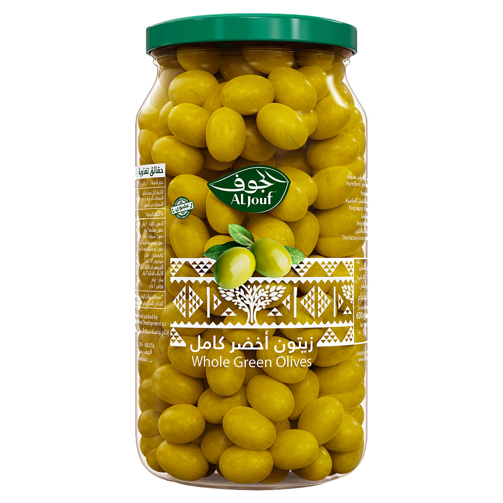 زيتون الجوف اخضر 600ج