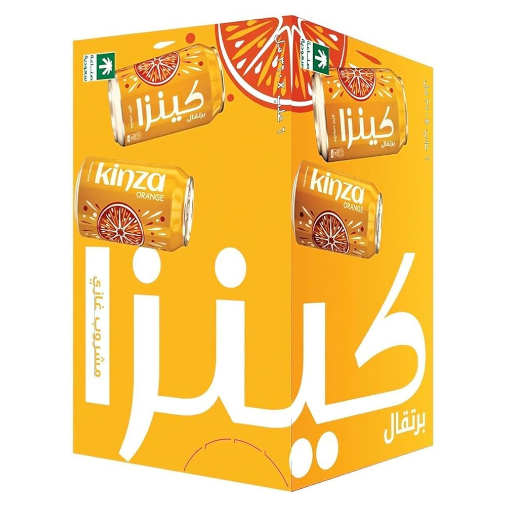مشروب كينزا برتقال 6×360مل .