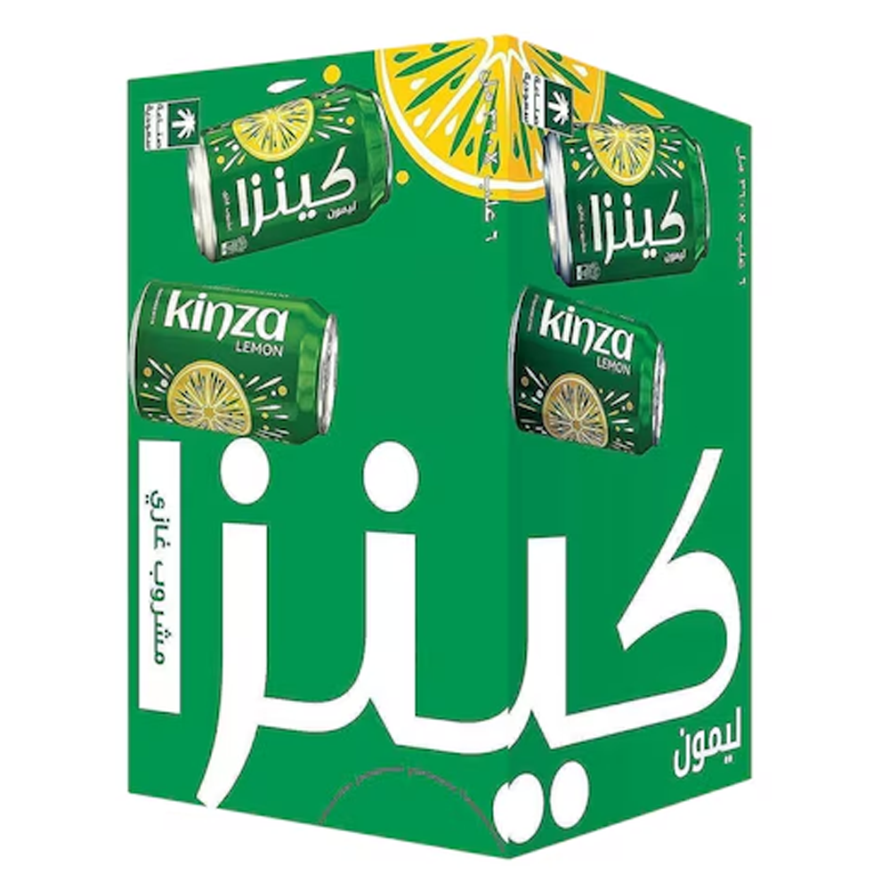 مشروب كينزا ليمون علب 6×360مل.