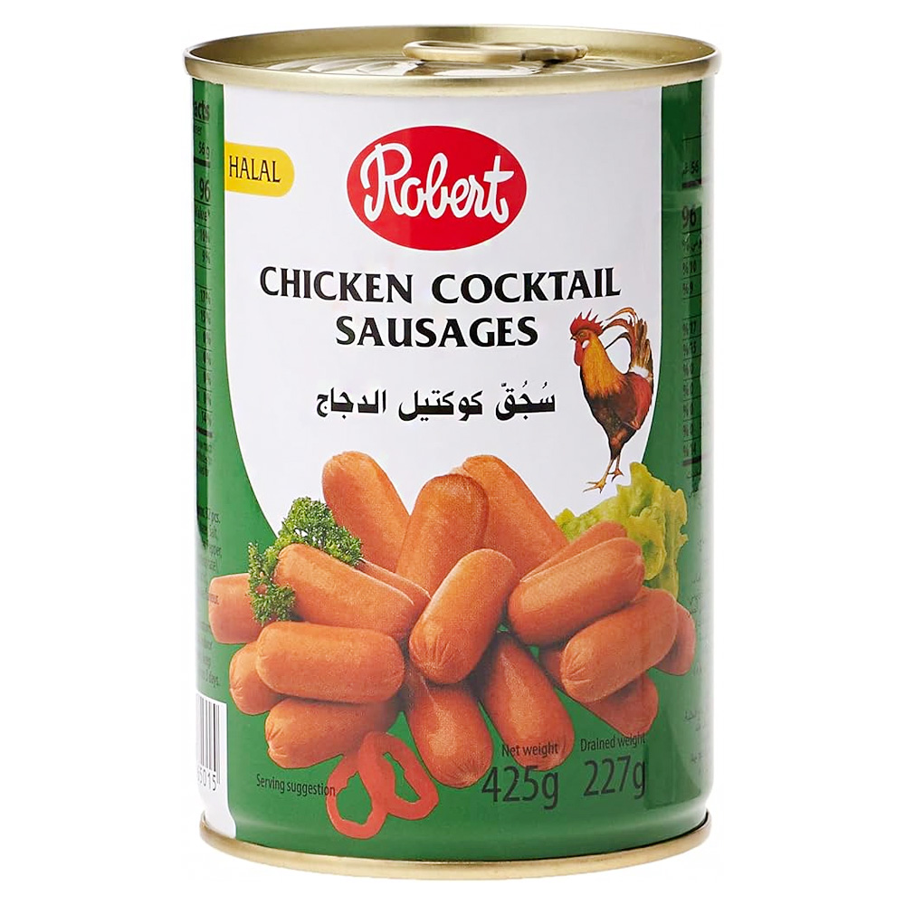 نقانق دجاج روبيرت كوكتيل 425ج